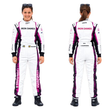 Iron Dames Go-Kart Racing Suit Digital Printed Custom Designed Kart Suit for Kids & Adults