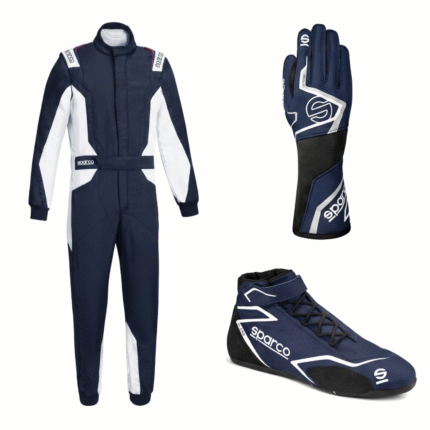 Sparco Sprint Advanced ASY Race Suit Bundle - Track Shoes & Gloves