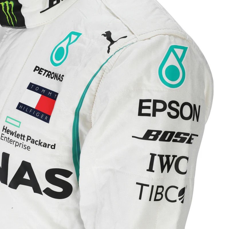 Mercedes F1 Go Kart Racing Suit - Digitally Printed Level 2 Mercedes F1 Go Kart Racing Suit - Digitally Printed Level 2
