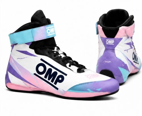OMP Go Kart Racing Suit Complete Kit Digital Printed Level 2 Kart Suit Shoes & Gloves