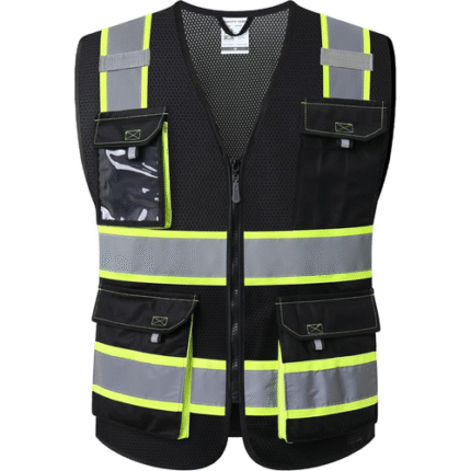 high visibility mesh men women safety vest multipack