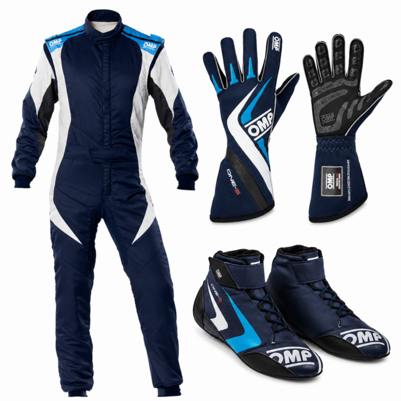 Navy Blue Go Kart Racing Suit Kit | Pro Level 2 Track Gear