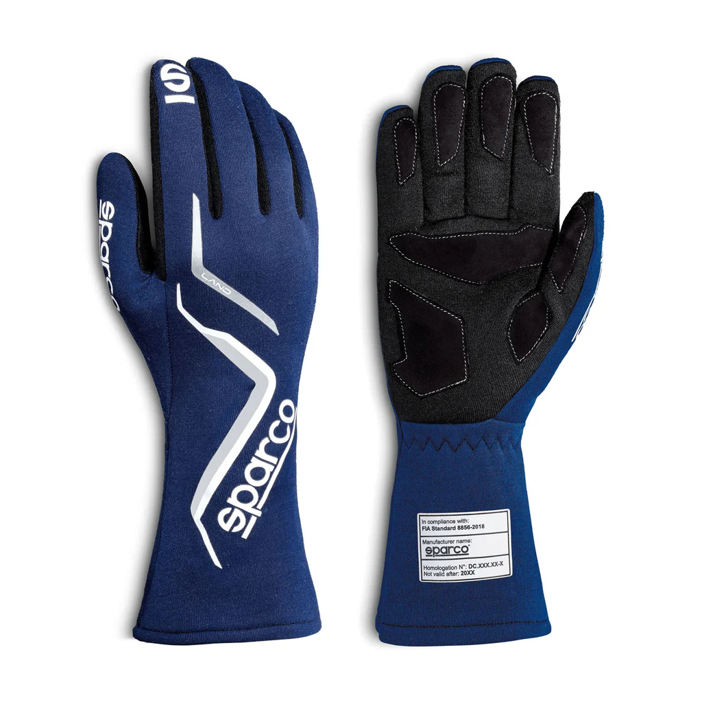 Sparco Skid blue and white racing shoes mid top leather race boots