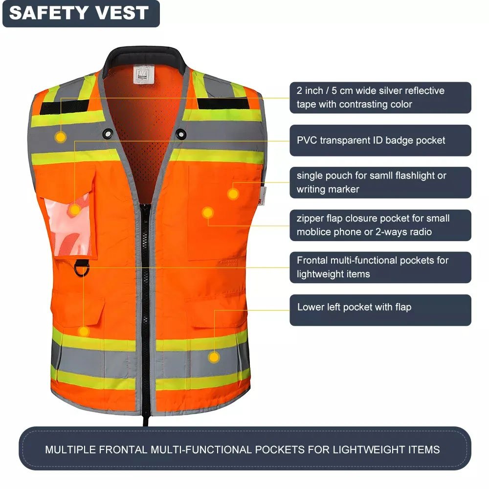 high visibility mesh men women safety vest multipack high visibility mesh men women safety vest multipack