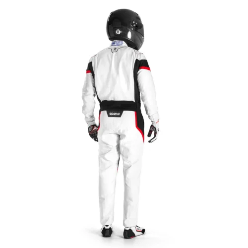Sparco Victory Go Kart Racing Suit | White & Red