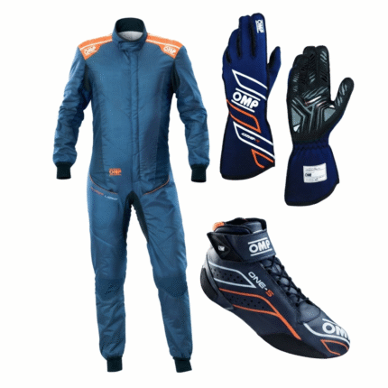 OMP One Evo Go Kart Racing Kit | Blue & Orange