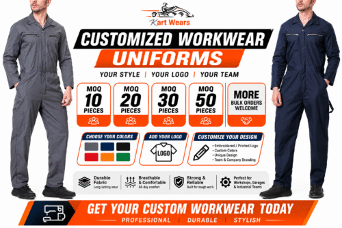Custom Mechanic Workwear Overalls & Safety Jumpsuit | Kart Wears