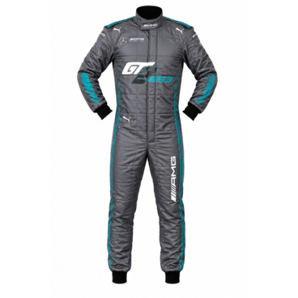AMG Mercedes Go Kart Racing Suit | Grey & Teal