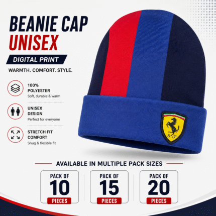 Scuderia Ferrari Beanie Unisex Cap Digital Print Multipack