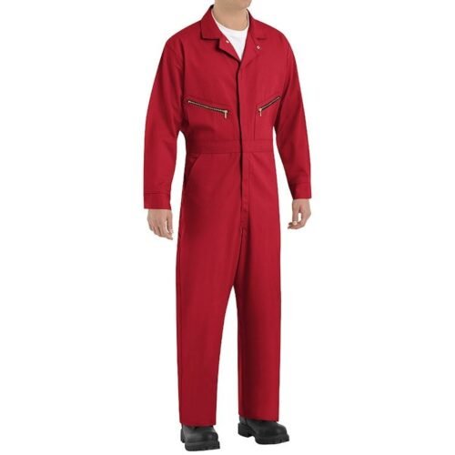 Kart Wears 100% Cotton Professional Zip Front Coverall Safety Jumpsuit