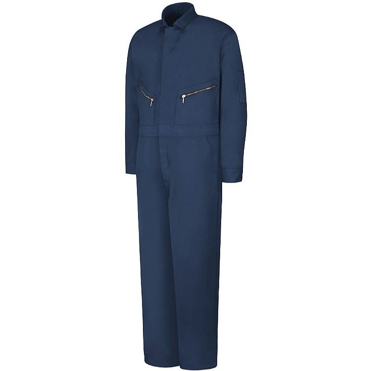 Kart Wears 100% Cotton Professional Zip Front Coverall Safety Jumpsuit
