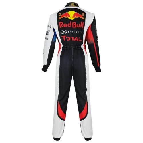Red Bull Go-Kart Racing Suit Digital Printed Custom Designed Kart Suit for Kids & Adults