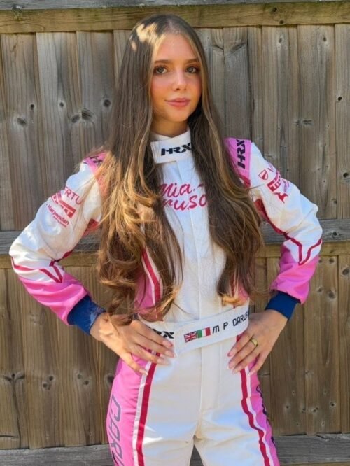 HRX Custom Racing Combo Pack Pink & White | Custom Track Bundle by UK Sports