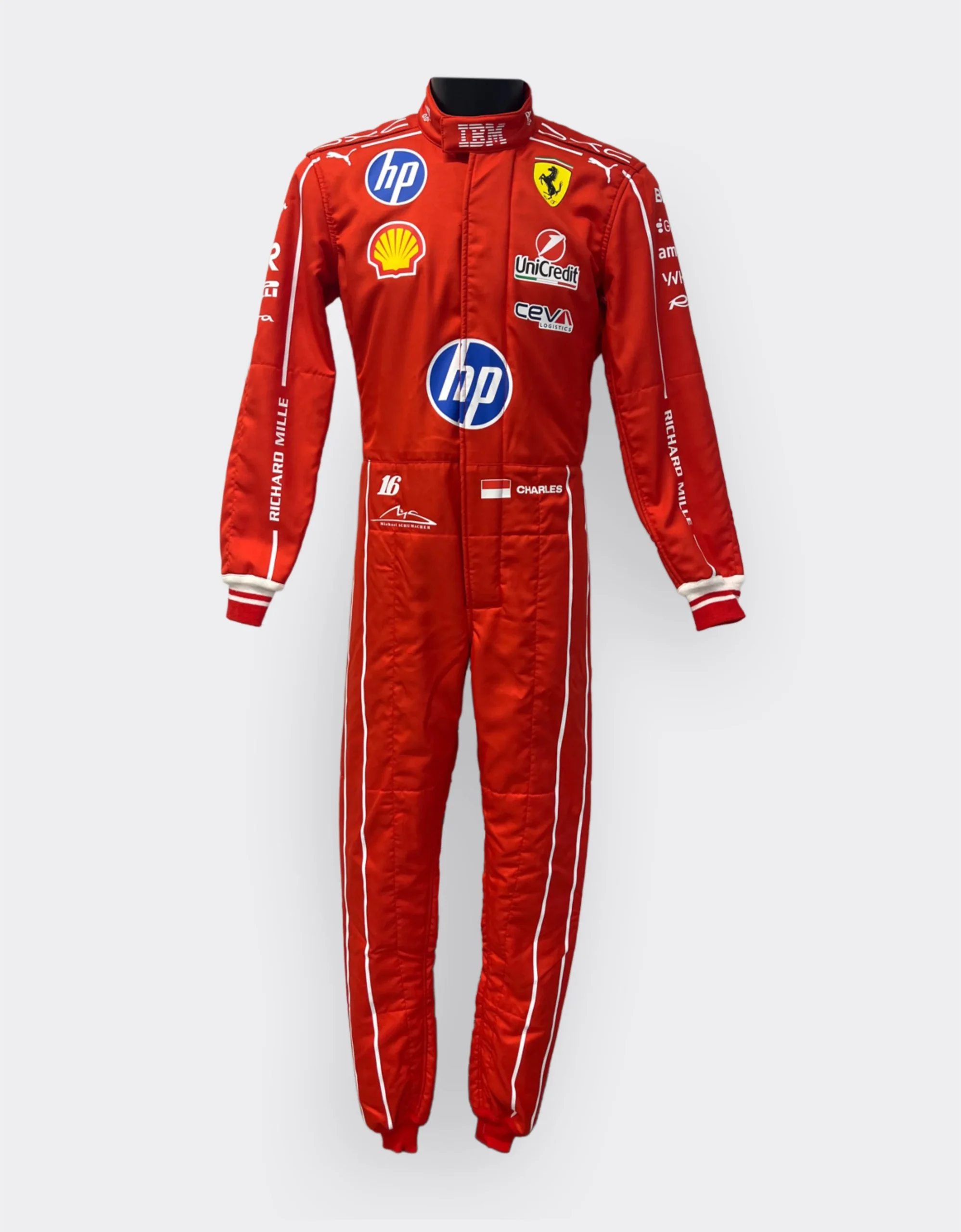 Ferrari HP Go-Kart Racing Suit Digital Printed Custom Designed Kart Suit for Kids & Adults