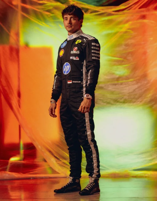 Ferrari HP Custom Racing Suit – Digitally Printed Leclerc #16 Jumpsuit for Kids & Adults by UK Sports