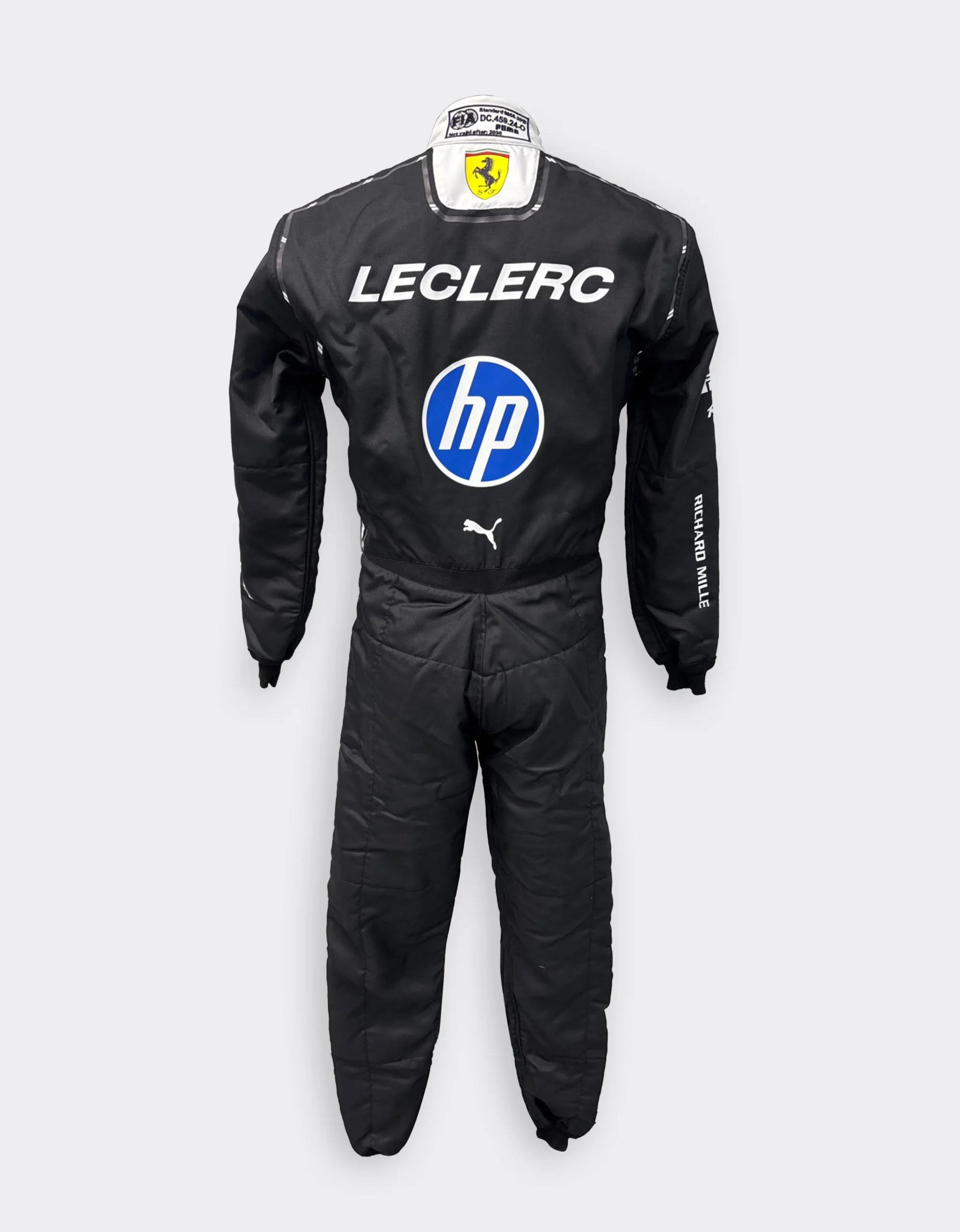 Ferrari HP Custom Racing Suit – Digitally Printed Leclerc #16 Jumpsuit for Kids & Adults by UK Sports