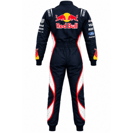 Red Bull Racing Custom F1 Suit White Stars | Custom Track Gear by UK Sports