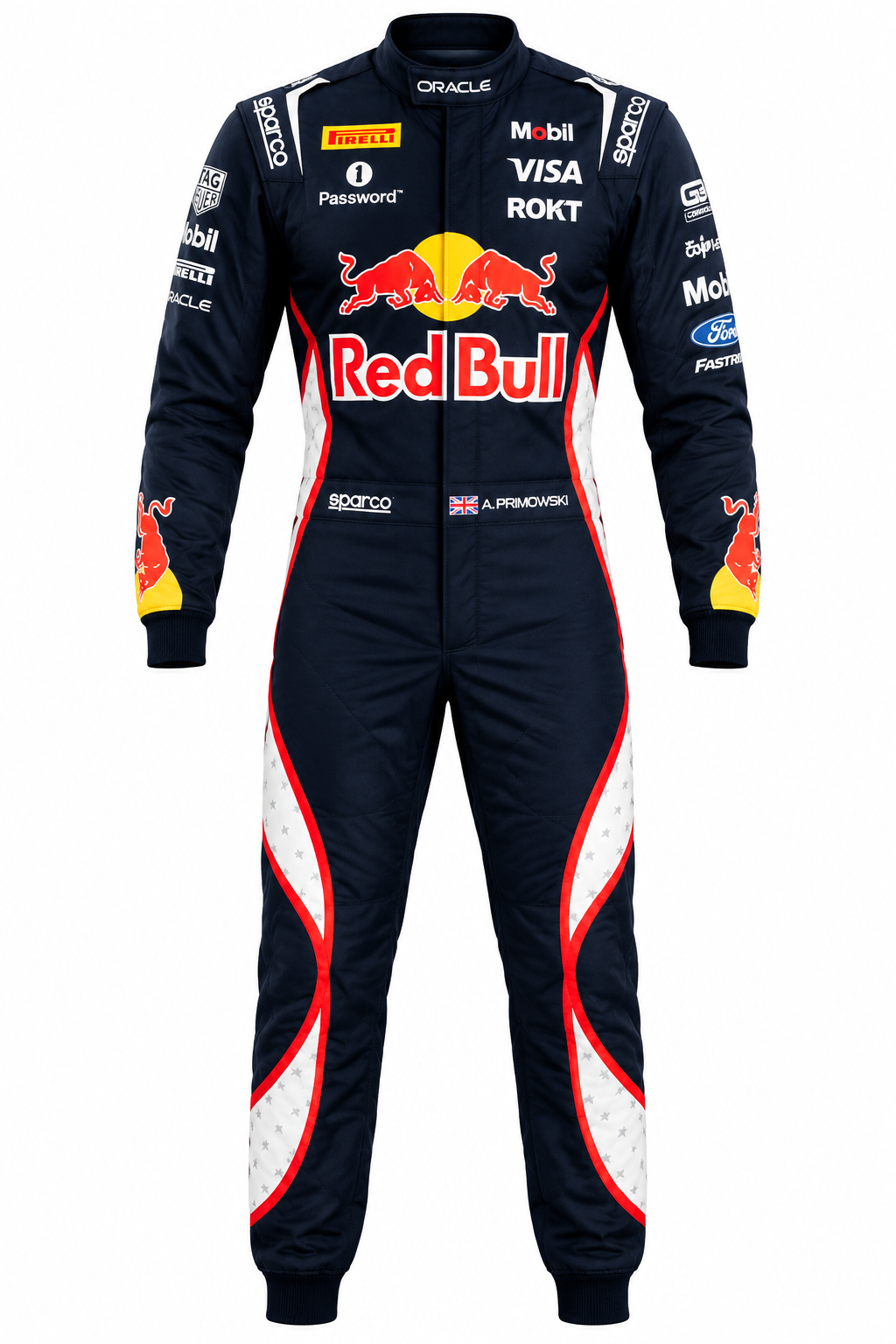 Red Bull Go-Kart Racing Suit Digital Printed Custom Designed Kart Suit for Kids & Adults - Image 3