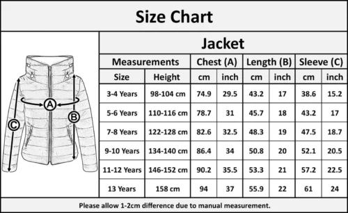 Transformers Bumblebee Winter Puffer Jacket – Kids Digital Print Coat (3-13 Years) - Thumbnail Image 7
